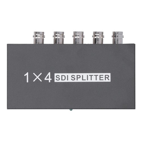 F214 SDI Splitter 1x4 1 In 4 Out Supports SD/HD/3GSDI Repeater Exten EOM - Photo 3/24