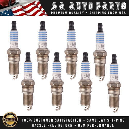 Aero Spark Ignition Tune-Up Kit: 2 Coils, 8 Motorcraft Spark Plugs & Wire Set For Ford Mustang 4.6L
