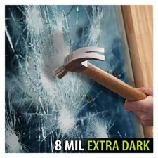 BDF S8MB05 Window Film Security and Daytime Privacy 8 Mil Black 5 Very Dark 