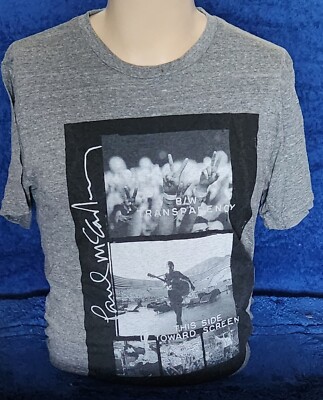 Paul McCartney - Transparency / Toward Screen - Gray - Large T 