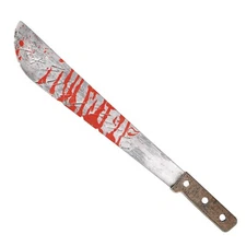 Amscan Slasher Machete Bloody Horror Adult Halloween Costume Weapon Prop