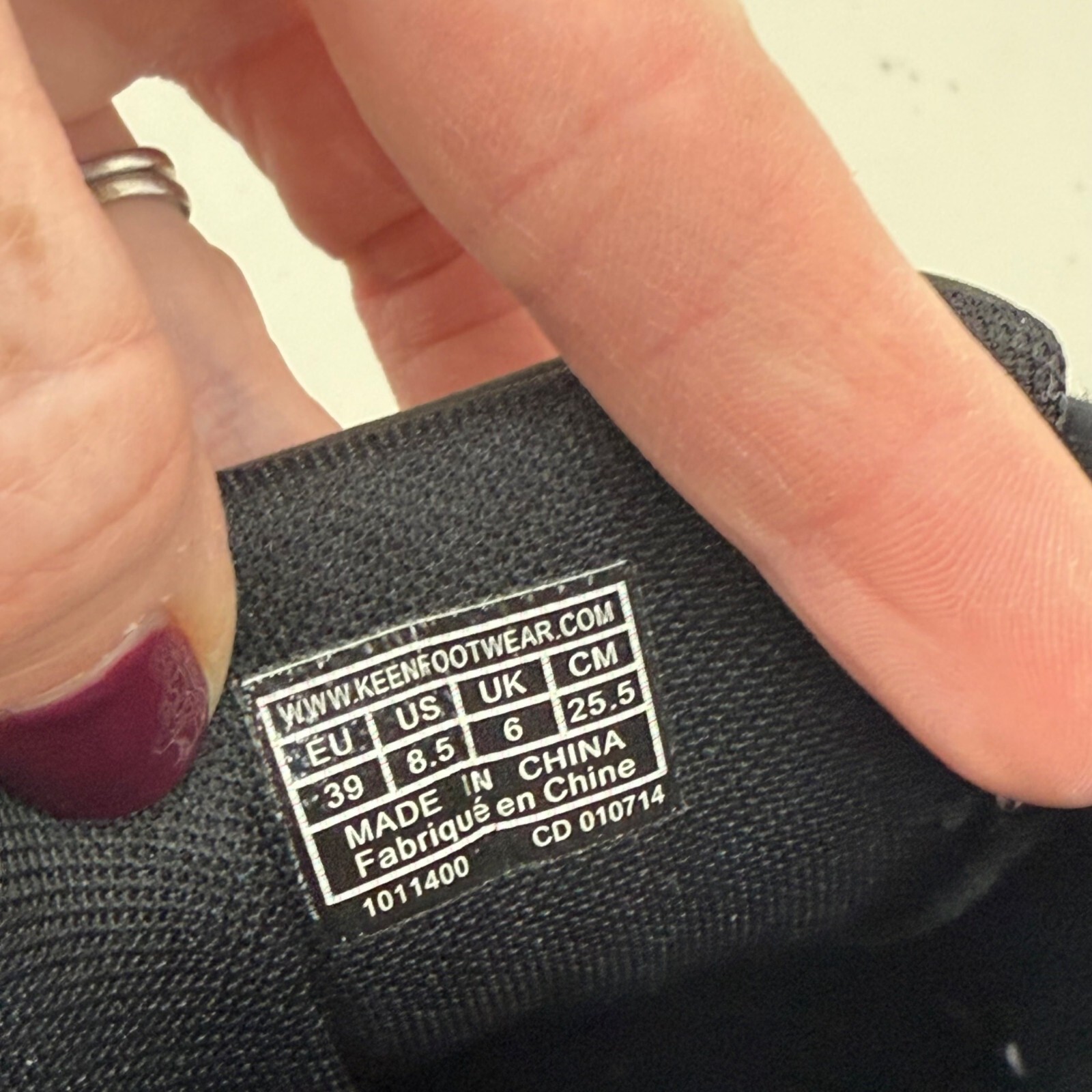 Scarpe da passeggio basse stringate Keen Presidio in pelle nera 1011400 donna taglia 8 5