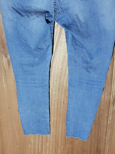 old navy jeans girls 16 skinny distressed stretch adjustable waist denim blue - Picture 8 of 11