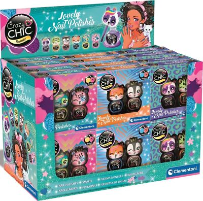 Merchandising Clementoni Giochi Creativi Crazy Chic Mini Smalto Made In  Italy