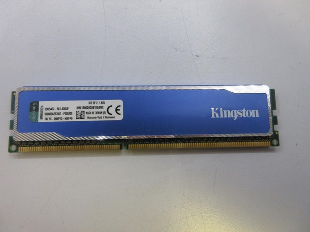 Kingston PC3-12800 4 GB DIMM 1600 MHz 