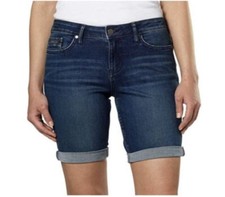 New Calvin Klein Jeans Ladies' Roll Cuff Modern Classics Denim Shorts Size 25