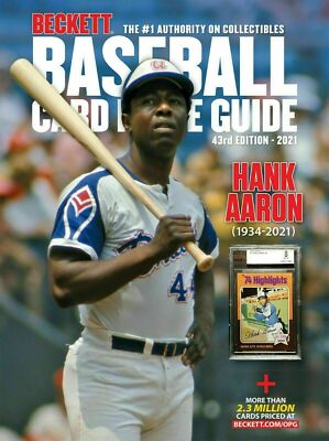 NEW BECKETT BASEBALL CARD ANNUAL PRICE GUIDE 2021 #43 43RD EDITION 