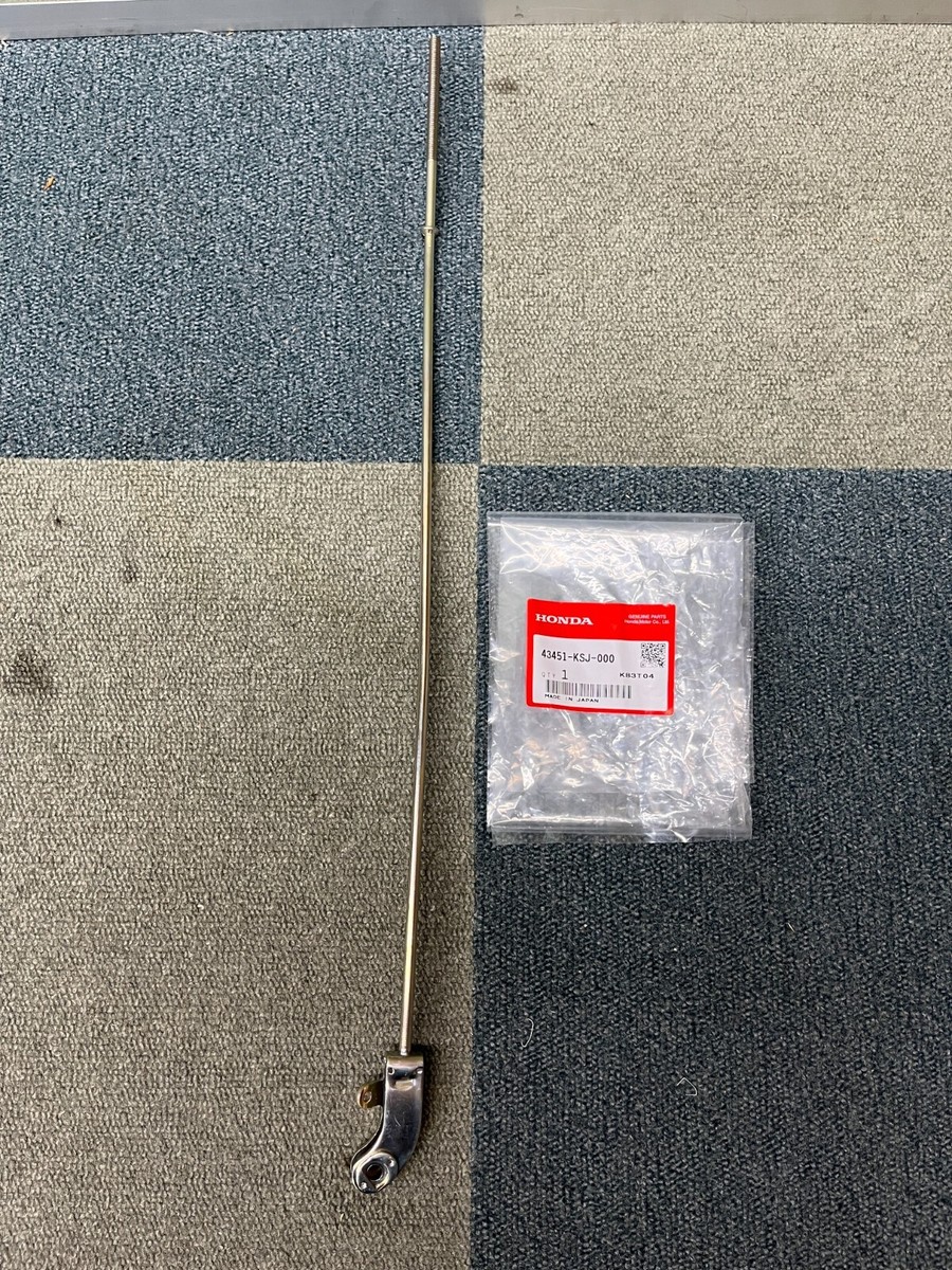その他 8 OEM Rear Brake Pedal Adjuster Rod Honda 1985-Up XR 100 CRF New