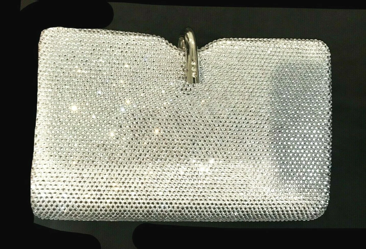 Silver clear clutch best sale bag