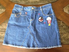Little Marc Jacobs Popcorn Denim Skirt SZ 12 11