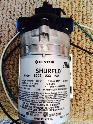 SHURflo Delivery Pump #8005-233-236, 115VAC, 1.5GPM Open - View #11