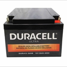 Duracell 12V 26AhNB New Includes Nut And Bolt
