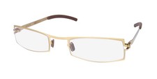 NUEVAS GAFAS MYKITA AMI RECTANGULARES ALEMANIA PARA HOMBRES DORADAS 03 53-22-135 BORDE COMPLETO