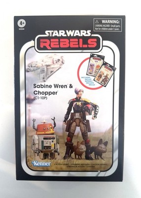 Star Wars Vintage Collection Sabine Wren VC332 Chopper VC333 Rebels Ghost TVC