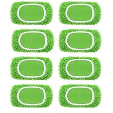 1-8 Pack Mop Head Chenille Microfiber Cover Reusable Machine Washable Cloth
