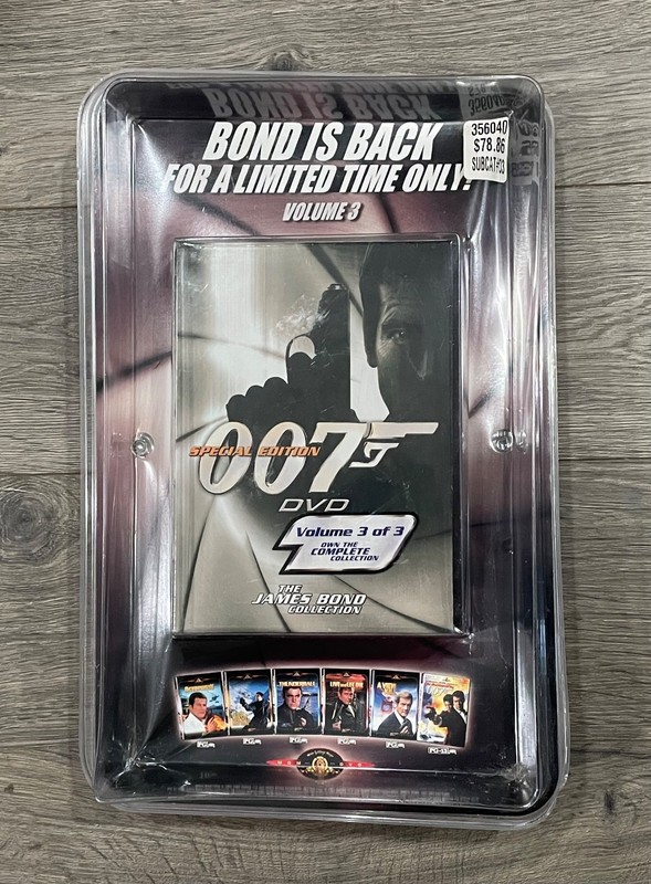 James Bond 007 Special Edition DVD volume 3 of 3 in blister pack