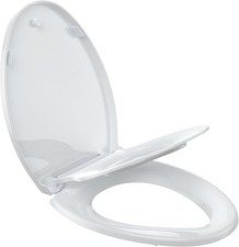 2-in-1 Toilet Seat with Toddler Seat,Easy Clean Potty Training Solution for Kids
