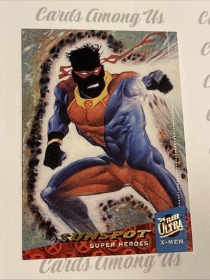 Sunspot 1994 Superheroes Marvel X-Men Fleer Ultra Card #27 (NM)