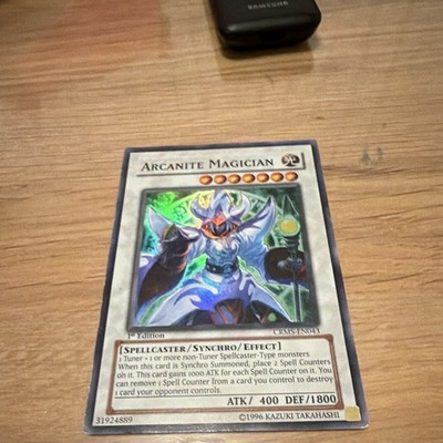 Konami Yu-Gi-Oh! TCG Arcanite Magician CRMS-EN043 Ultra Rare Holo EN 1.Aufl.