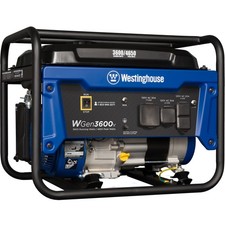 Westinghouse Refurbished 4650W Portable Gas Generator