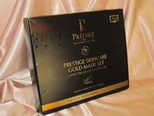 PREDIRE PARIS PRESTIGE SKINCARE GOLD MASK SET x 10 MASKS -MULTI-VIT COLLAGEN-NEW