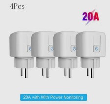 20A x 4 Stück TUYA WiFi Smart Life Socket Plug Steckdose Buchse Alexa …