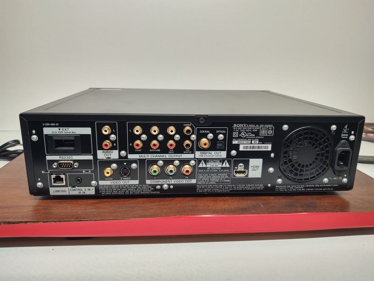 ソニー ブルーレイプレイヤー BDP-S5000ES Sony BDP-S5000ES Blu-ray Player for sale online | eBay