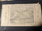 1880's Columbus Ohio American Hotel Advertising Cover with (2)  1c SC#206 used — photo 2