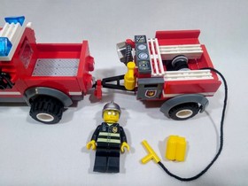 🔥LEGO City 7942 Off Road Fire Rescue 100% Complete w/ Instructions & Minifigure