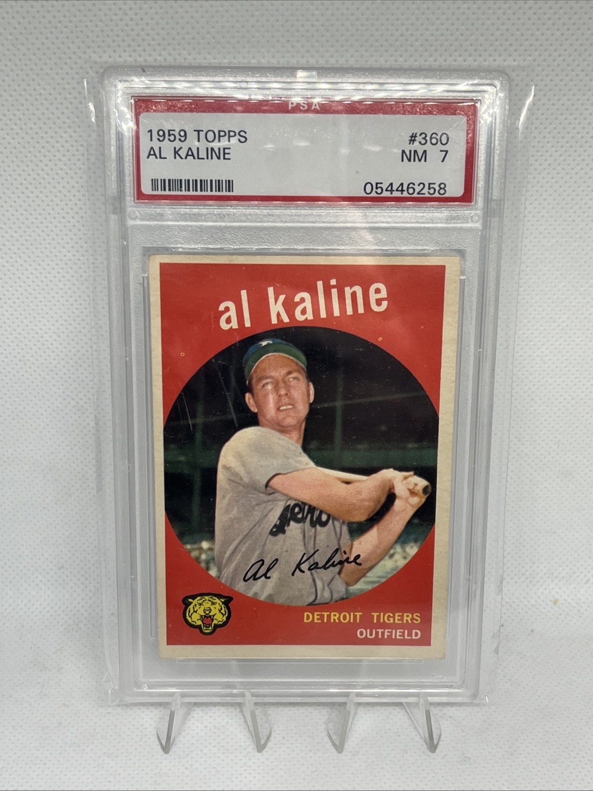 1959 Topps Al Kaline HOF #360 PSA 7 Near Mint NM
