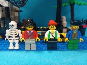LEGO 6296 Shipwreck Island Pirates Escondida Pirate Original Box Assembly