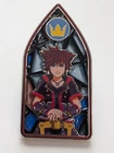 SORA Disney Kingdom Hearts Stained Glass Enamel Pin HOT TOPIC Exclusive W/Box