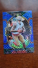 2022 Panini Select Football Brandon Aiyuk #4 Concourse Blue Prizm /199 SF 49ers 