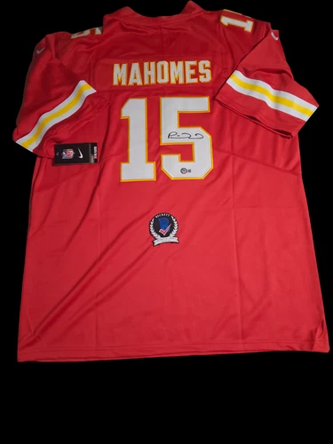 Patrick Mahomes Kansas Signed Autographed Jersey Beckett BAS