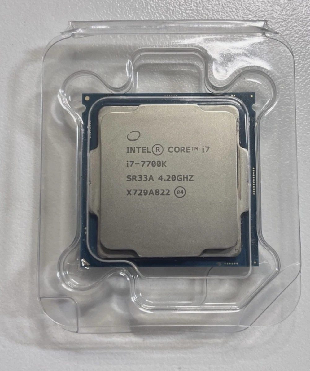 Intel Core i7-7700K Processor Model LGA 1151/H4 Socket Type Core