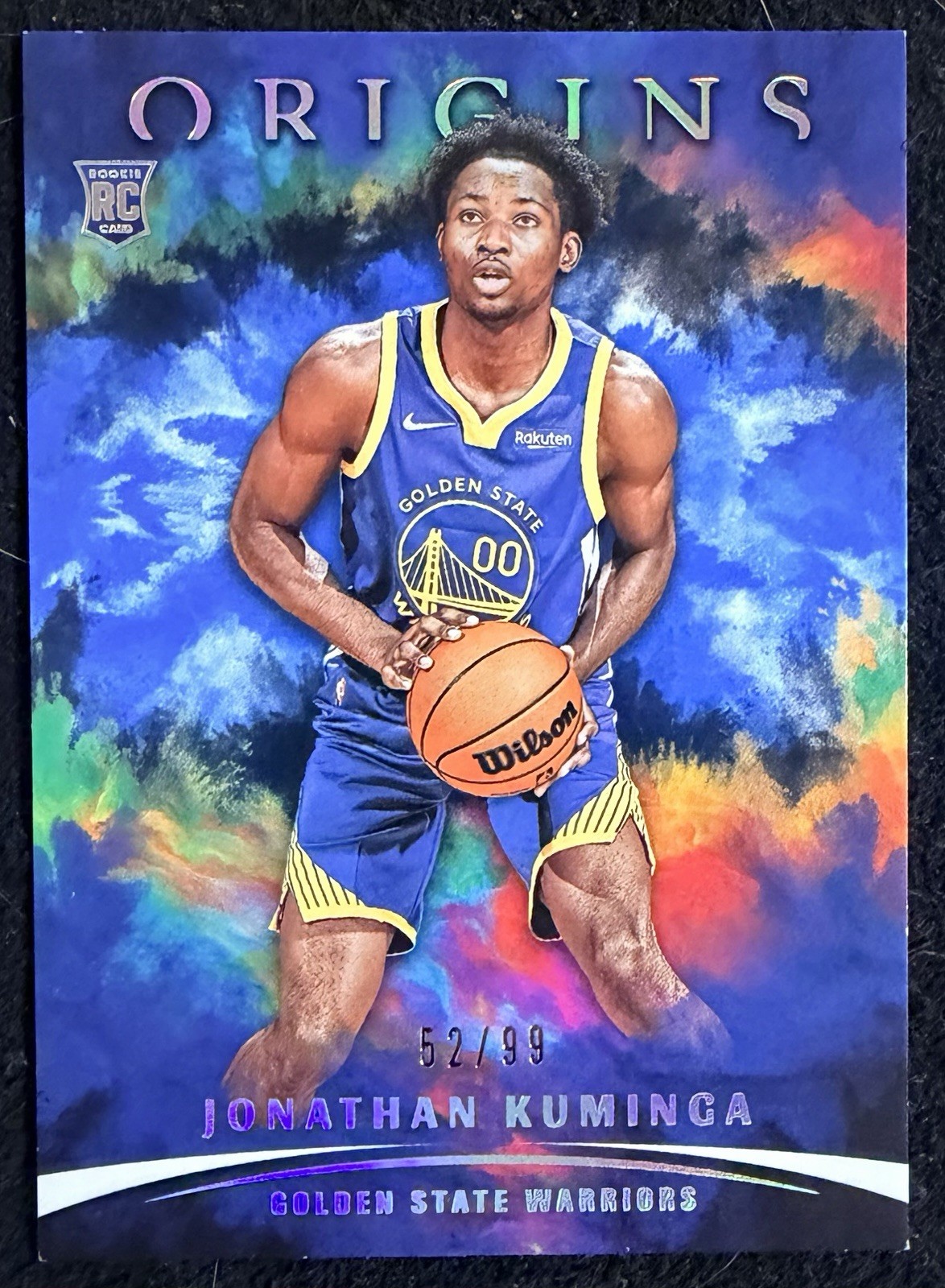 2021-22 Panini Origins Jonathan Kuminga Rookie /99 Blue #57 Warriors