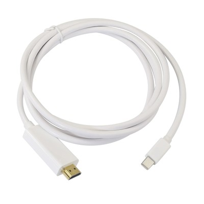 1.8m/6ft Thunderbolt Mini DisplayPort DP to HDMI Adapter Cable for Mac Macbook