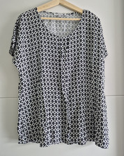 Enjoy Life Damen T-Shirt Basic geometrisch Sc...