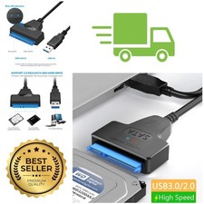 SATA to USB 3.0 Cable 2.5in HDD SSD 22-Pin Adapter 6Gbps