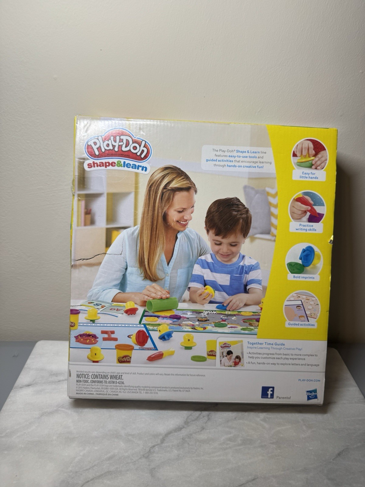Play-Doh Shape & Learn Letters Educational New In Box Light 