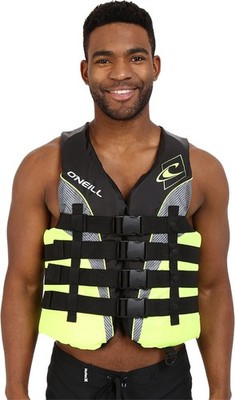 Life Vest USCG Superlite Black Lime 2XL O Neill Men s ONeill Mens