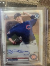 2020 Bowman Draft - Chrome Draft Picks Autographs Burl Carraway #CDA-BC (AU, RC)