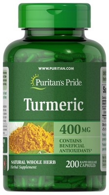Puritan's Pride Turmeric 400 mg-200   Capsules