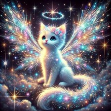 Ekuxom Cat Diamond Art Kits for Adults-5D 12x12in 30X30cm ,