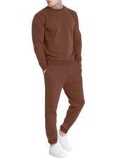 Men's Casual Tracksuit Athletic Sweatsuits Long Sleeve 2 Piece Outfit Running...