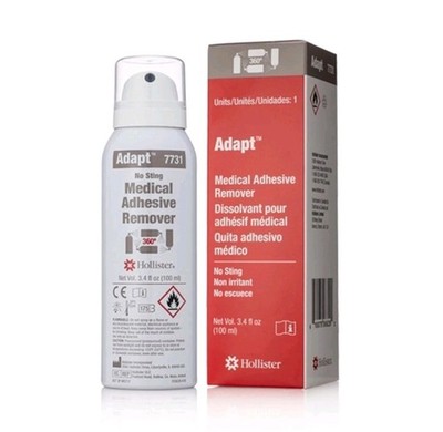 HOLLISTER ADAPT MEDICAL ADHESIVE REMOVER 3.4 FL OZ 7731, NEW, NO STING
