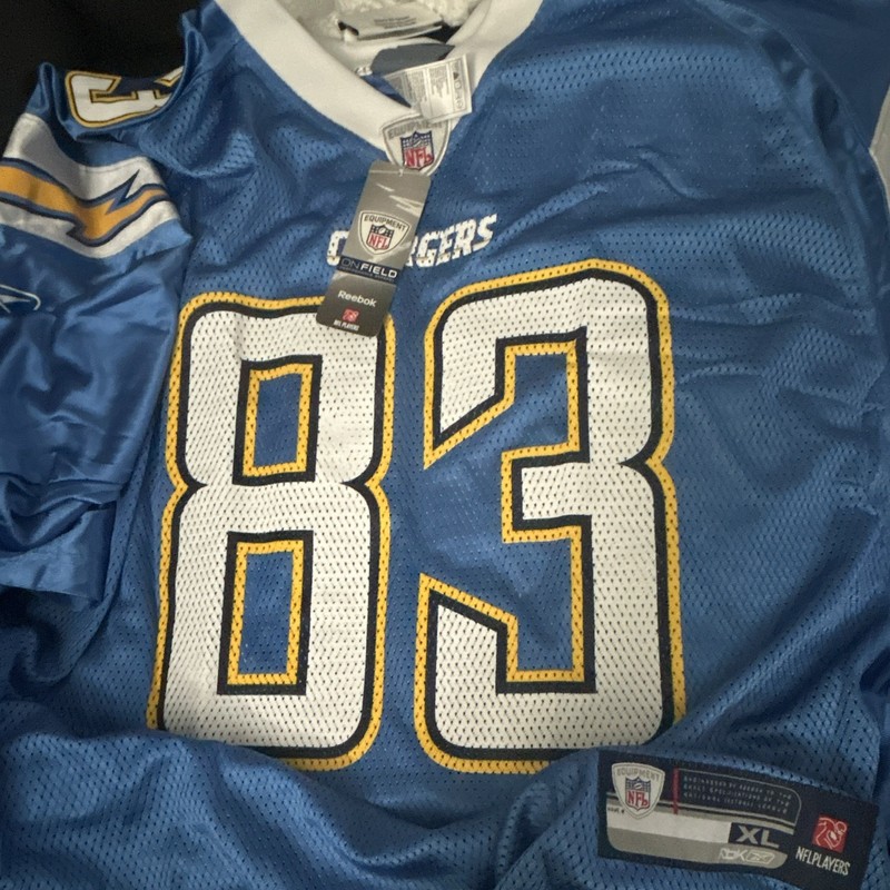 Reebok On-Field San Diego Chargers Jackson #83 NFL Football Jersey Men’s XL