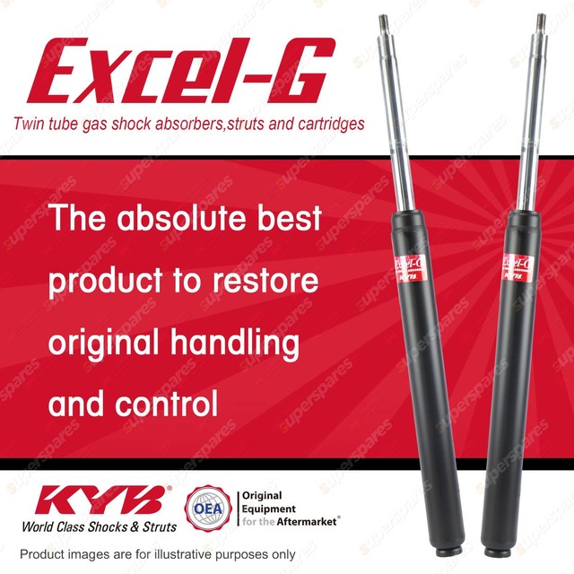 2x Front KYB Excel-G Shock Absorbers for Nissan 1600 200B 240K Skyline C210 R30