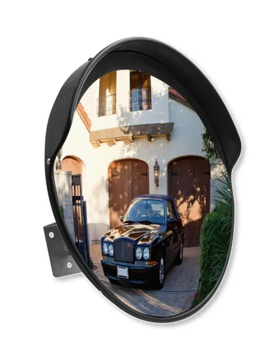 SecurityMan Large Convex Traffic Mirror for Blind Spots 18" - Polycarbonate