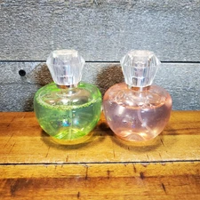 Beautiful Glow  Justice Perfumes x2 2.5oz Green And Pink
